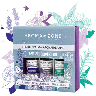 Aroma Zone - 有機香薰療法滾珠套裝｜Zen Everyday｜3支 各 5ml - 平行進口