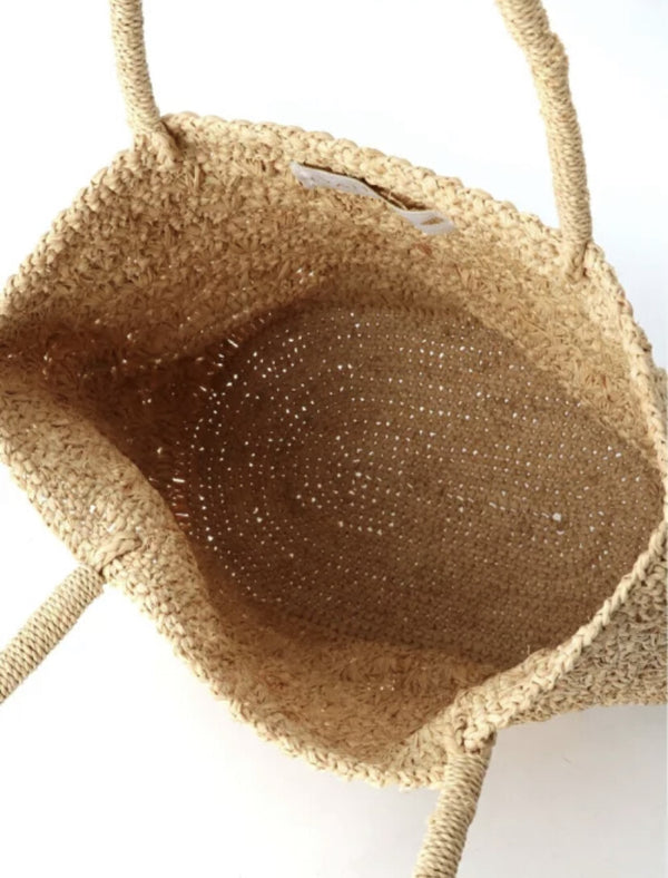 IVAHONA - 馬達加斯加手織|手提鏤空手袋 - 平行進口