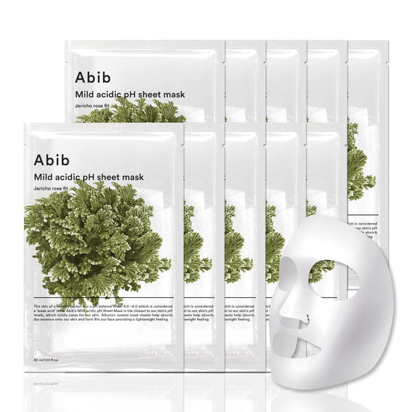 Abib - 弱酸性復活草精華面膜 10片 - 平行進口