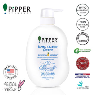 PiPPER Standard - 天然菠蘿酵素嬰兒餐具及蔬果清潔劑 500ml