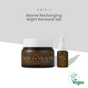 AXIS-Y - 【Ay&me 系列】Biome Recharging Night Renewal Set 晚間益生煥膚組合裝 (晚霜 80ml  + 滋養液 7ml )|Vegan 純素配方 - 平行進口