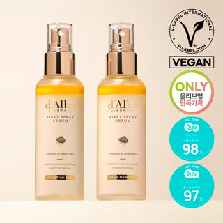 d'Alba - 白松露保濕水光精華噴霧 1+1套裝 100ml x 2 - 平行進口