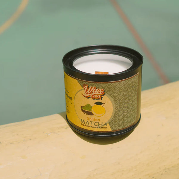 The Wax Can - 香港製造|Golden Matcha 黃金抹茶|香氛蠟燭 140g