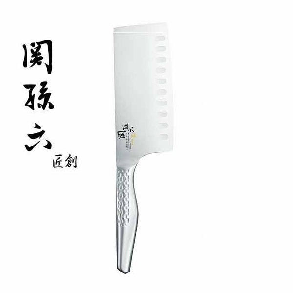 貝印 Kai - 日本製關孫六|不鏽鋼一體成形|中式廚刀 165mm - 平行進口