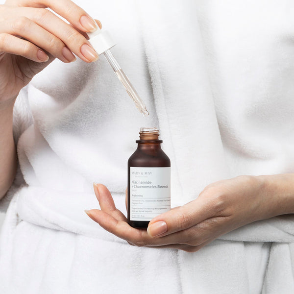 Mary & May - Niacinamide + Chaenomeles Sinensis Serum 煙酰胺 + 木瓜亮白精華液 | Vegan 純素配方 30ml - 平行進口
