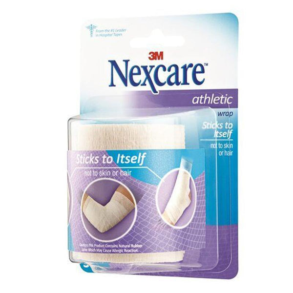 3M - Nexcare™ 自黏彈性繃帶白色 3"x 2.2碼 (限時優惠) - 同人辦館 Our HK Mall