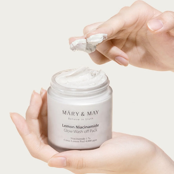 Mary & May - Lemon Niacinamide Glow Wash off Pack 檸檬 + 煙酰胺美白泥膜｜Vegan 純素配方 125g