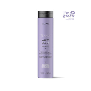 Lakme - Teknia White Silver shampoo 漂染後專用|去黃洗頭水 | 銀白 300ml - 平行進口