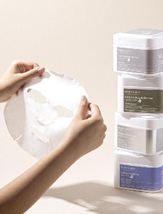 Mary & May - Cica Houttuynia cordata Tea Tree Calming Mask Pack 積雪草+魚腥草+茶樹鎮靜補濕面膜| Vegan 純素配方 30 塊 - 平行進口