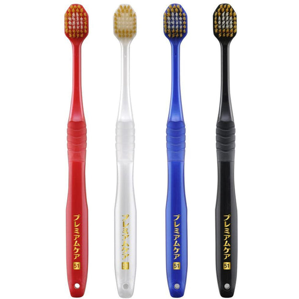 EBISU - Premium Care|#51 特級護理牙刷 | 軟毛 | 4支| 顏色隨機 - 平行進口