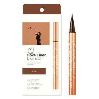 Love Liner - 隨心所欲極細防水眼線筆 0.55ml|Brown - 平行進口