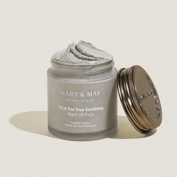 Mary & May - 積雪草 + 茶樹降紅消炎泥膜 | Vegan 純素配方 125g - 平行進口