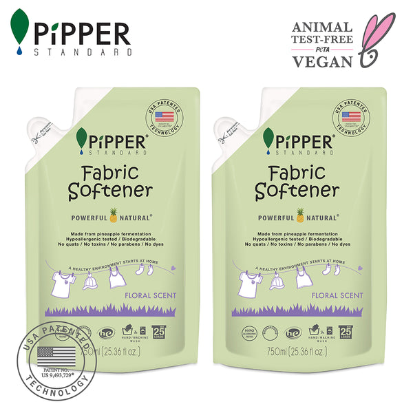 PiPPER Standard -【2包】衣物柔順劑補充裝 750ml|花香