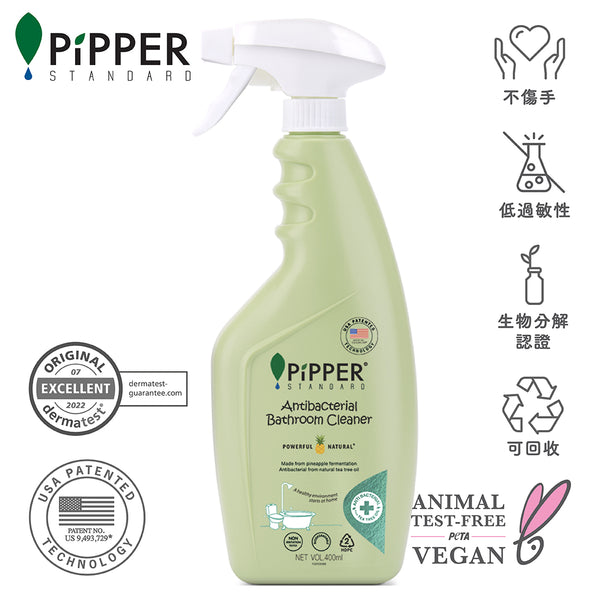 PiPPER Standard - 【抗菌】鳳梨酵素抗菌浴廁清潔劑 400ml|茶樹香