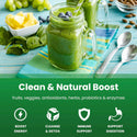 NutraChamps - 【預售 4月底到貨】Super Greens 超級綠粉蔬菜粉 258g - 平行進口