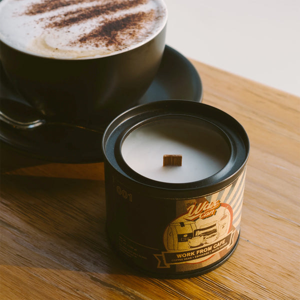 The Wax Can - 香港製造|Work From Cafe 在咖啡店工作|香薰蠟燭 140g