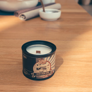 The Wax Can - 香港製造|Work From Cafe 在咖啡店工作|香薰蠟燭 140g