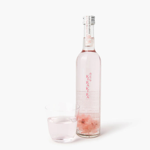 北岡本店- 吉野物語 櫻花酒 500ml ｜日本北岡本店 含有花瓣整朵櫻花利口酒