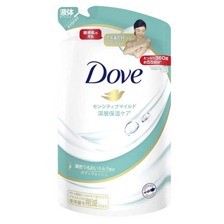 Dove - 敏感肌膚滋潤沐浴露補充裝 360g - 平行進口