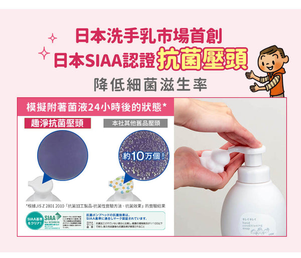 Lion - KIREI KIREI 保濕型泡沫洗手液 450ml - 平行進口
