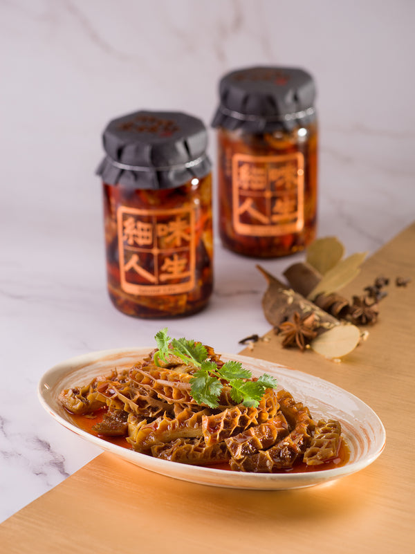 細味人生 - 【香港製造】| 川味麻辣金錢肚 250g |  秘製辛香．爽口入味