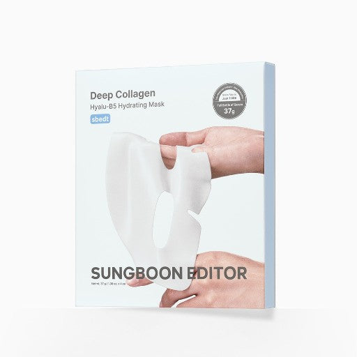 Sungboon Editor - 深層膠原蛋白透明質酸B5保濕過夜面膜 37g x 4片