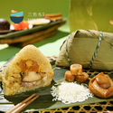 三點水 -  預售 | 至尊鮑魚瑤柱蝦米鹹肉粽 450g