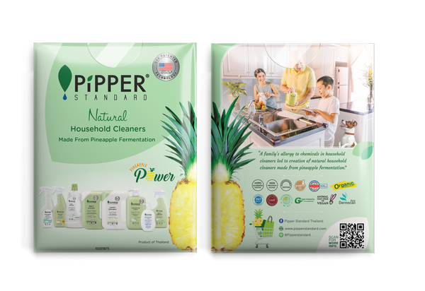 PiPPER Standard - 【試用裝】天然鳳梨酵素 洗碗液30ml + 洗衣液 檸檬香 30ml