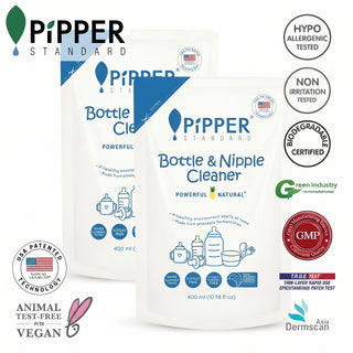 Pipper Standard - 【2包】天然鳳梨酵素奶瓶蔬果清潔劑 400ml