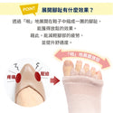 Dr. Scholl - 爽健 家用遠赤外線腳趾放鬆襪｜溫感舒緩、釋放足部冰冷疲勞（灰色）