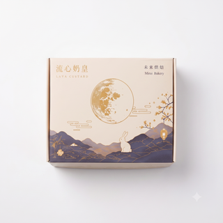 Mirai Bakery -【中秋早鳥預訂】開心果流心冰皮月餅 (一盒四件裝)｜意大利開心果濃郁爆漿滋味｜香港製造