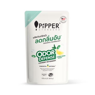 PiPPER Standard - 【2包】【強效抗異味】天然鳳梨酵素洗衣液 750ml (檸檬蘇打香) | 嬰幼兒敏感肌適用
