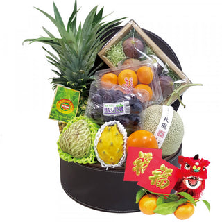 同人辦館 - 事事如意珍果皮盒禮籃