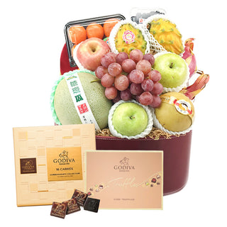 同人辦館 - 錦繡果園．GODIVA 醇享鮮果禮籃