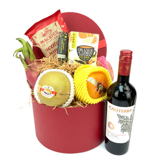 同人辦館 - 果園月光‧紅酒花茶鮮果禮籃