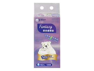 Pulppy - 紫色優質三層軟抽面紙 5+1 優惠裝