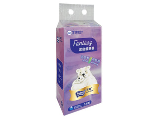 Pulppy - 紫色優質三層軟抽面紙 5+1 優惠裝