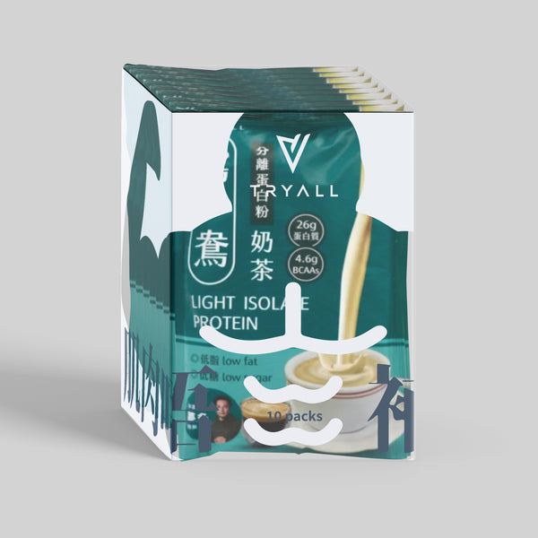 TRYALL -【10包裝】Light分離蛋白｜鴛鴦奶茶｜35g/包