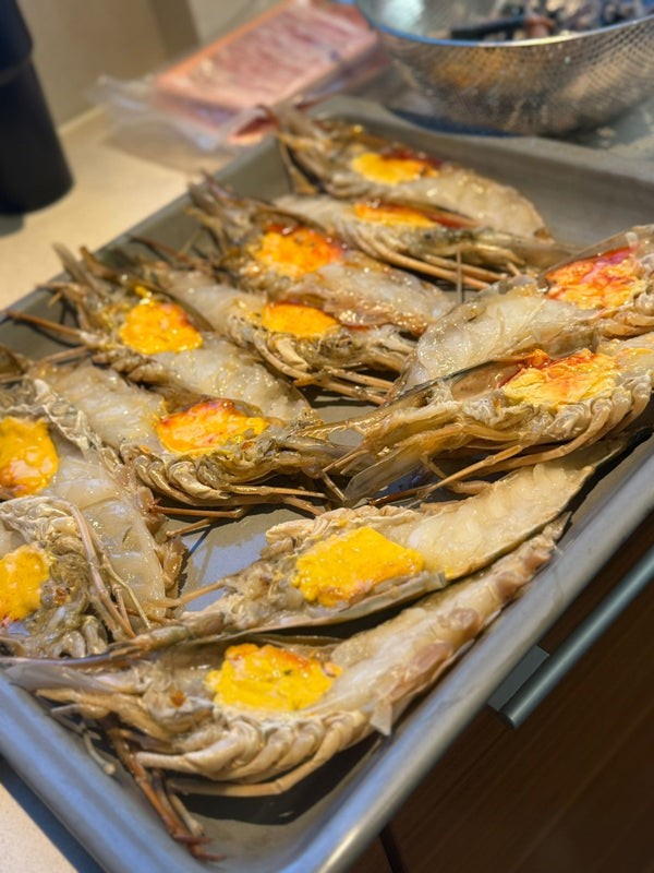 同人辦館 - 3-4人餐 大頭蝦 豬仔骨 燒烤懶人包套餐 (包運費)