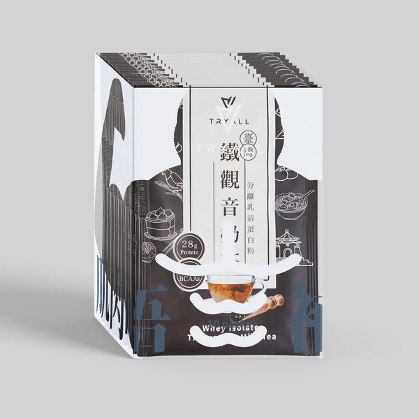 TRYALL -【10包裝】鐵觀音奶茶全分離乳清蛋白｜36g/包