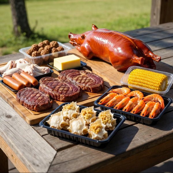 同人辦館 - 3-4人餐 乳豬 西冷牛扒 燒烤皇者全包套餐  (包運費)