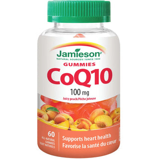 JAMIESON - 健心輔酶 Q10 橡皮軟糖 CoQ10 100mg 60粒 - 平行進口