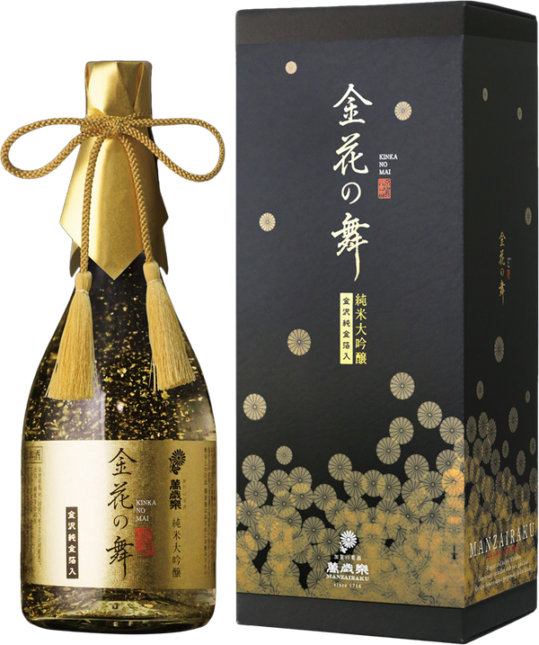 萬歲樂 - 金花之舞 純米大吟釀 (金箔入) 720ml - 平行進口