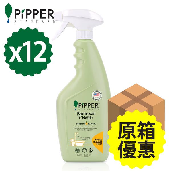 PiPPER Standard - 【原箱】鳳梨酵素抗菌浴廁清潔劑｜橙花香 500ml  x 12