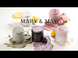 Mary & May - Rose Hyaluronic Hydra Wash off Pack 大馬士革玫瑰 + 無花果補濕抗氧泥膜｜Vegan 純素配方 125g