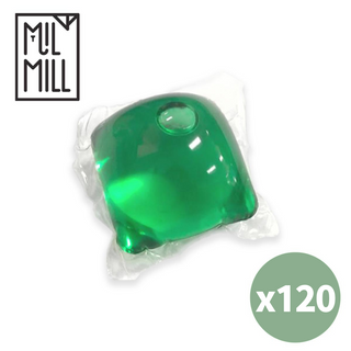 Mil Mill 喵坊 -【新版細粒裝】120粒 環保抗菌濃縮洗衣球