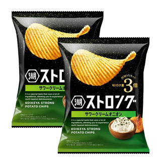 湖池屋 - [2包］3倍 酸奶油洋蔥味厚切薯片 53g