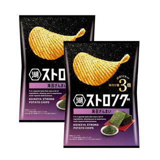 湖池屋 - [2包］3倍 海苔味厚切薯片 53g