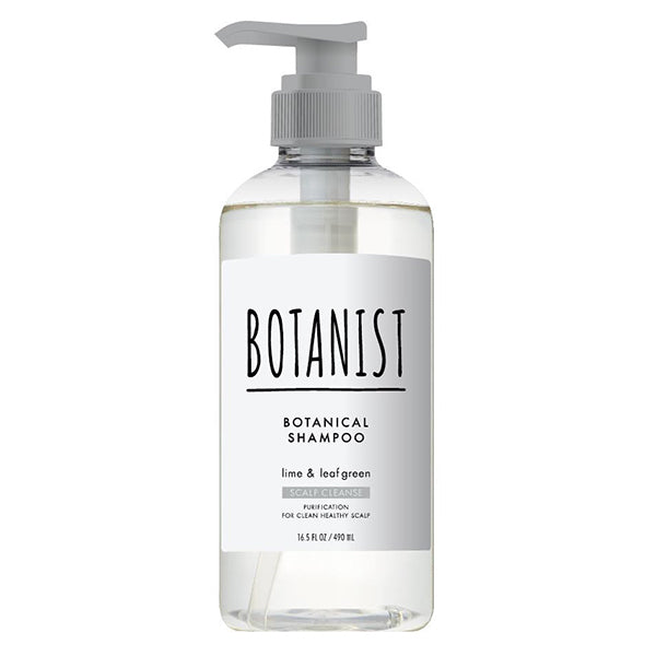 BOTANIST - 保濕頭皮清潔型 植物性保濕洗頭水 | 青檸 綠葉香 490ml (灰蓋) - 平行進口