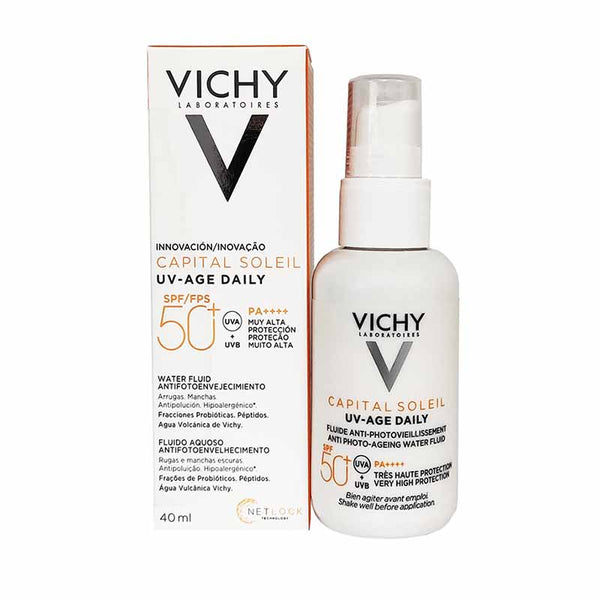 Vichy - 極效UV全日防曬乳輕透防曬 Capital Soleil UV-Age Daily SPF50+ PA++++ 40ml - 平行進口